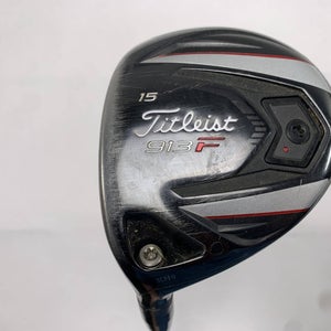 Titleist 913 F 3 Fairway Wood 15* Mitsubishi Rayon Diamana S+72x5ct 72g Stiff LH
