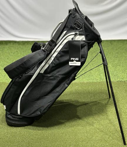 PING Hoofer Lite 4-Way Stand Carry Golf Bag BLACK - No Logo - NEW!