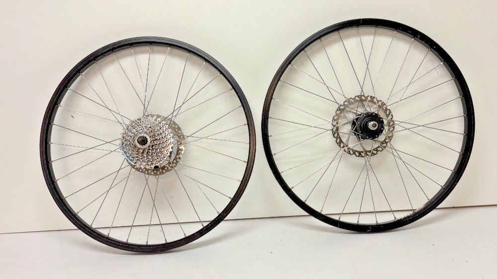 Alexrims DM24 8-Spd Black Aluminum Disc Brake 24" Mtn Bike Wheelset Shimano M475