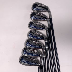 Tour Edge HP 25 Combo Iron Set 5-PW+SW HP25 Senior Graphite Mens RH