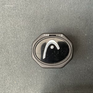 Head Tennis Racket Butt Cap G0 [4] Racquet Grip Cap Black 285332-00