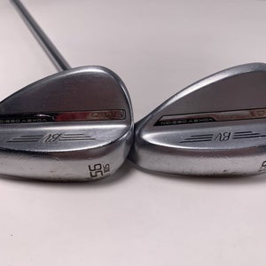 Titleist Vokey SM10 Tour Chrome Wedge Set 56* 10 | 60* 10 Project X Mens RH +.5"