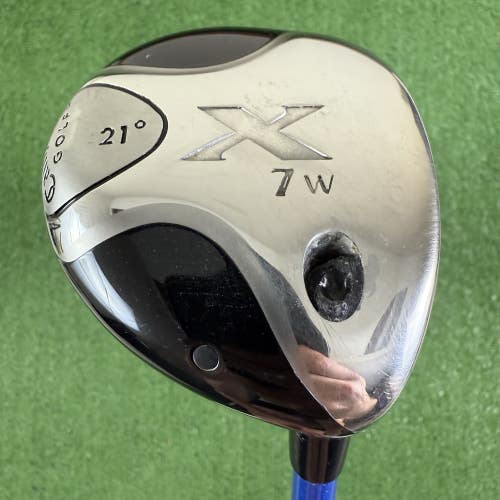 Callaway X Series Fairway 7 Wood 21 Grafalloy ProLaunch Blue 65 Regular Flex