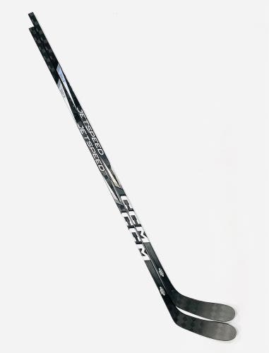 New 2 pack CCM Jetspeed FT7 Pro (custom black/silver) Pro Stock - LH, P28, 75 Flex
