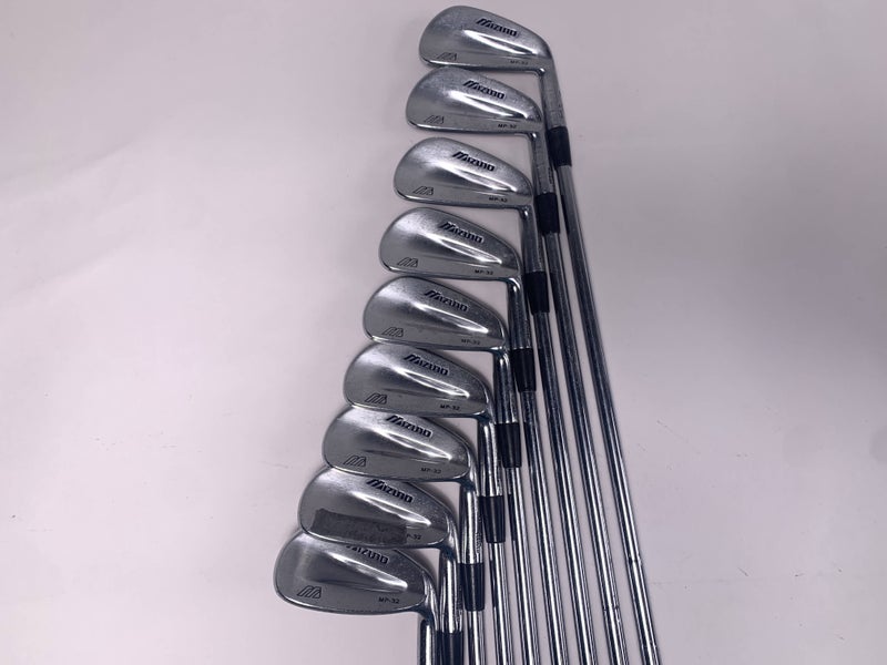 Mizuno MP 32 Iron Set 2-PW True Temper Dynamic Gold S400 Stiff Steel Mens RH