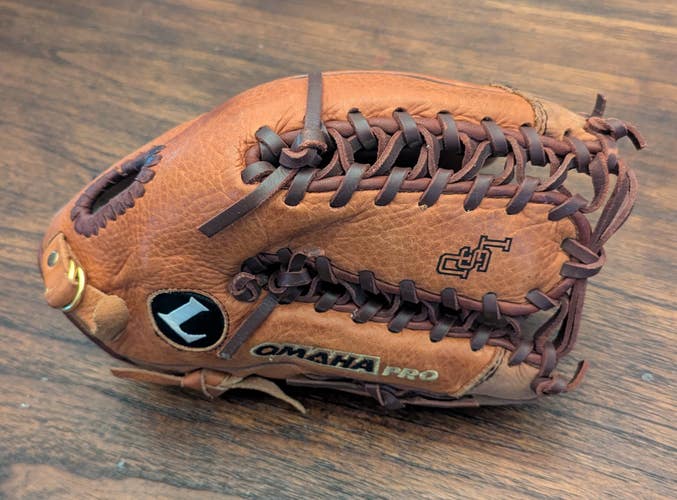 Louisville Slugger TPX Omaha Pro Modified Trapeze Baseball Glove 12.75 - LSU Engraved