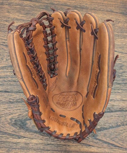 LSU Louisville Slugger TPX Omaha Pro Modified Trapeze Baseball Glove 12.75 - LSU Engraved