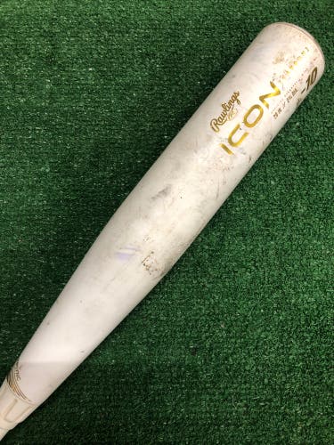 2024 Rawlings Icon Composite Bat USSSA Certified (-10) Composite 19 oz 29" (Used)