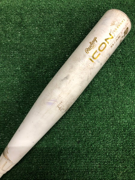 2024 Rawlings Icon Composite Bat USSSA Certified (-10) Composite 19 oz 29" (Used)