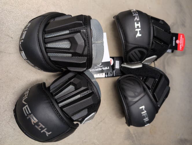 XL Adult Maverik Max Elbows Black (2 pairs)