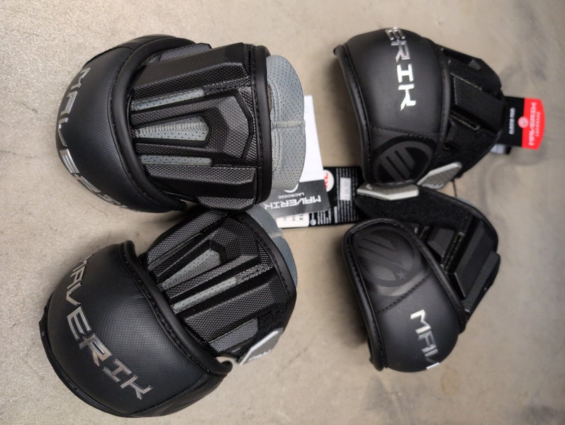 XL Adult Maverik Max Elbows Black (2 pairs)