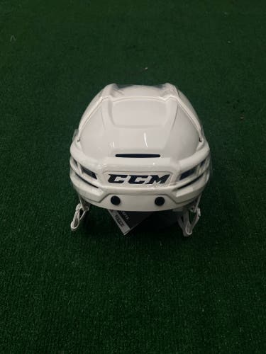 White Medium CCM Super Tacks X Helmet (New)