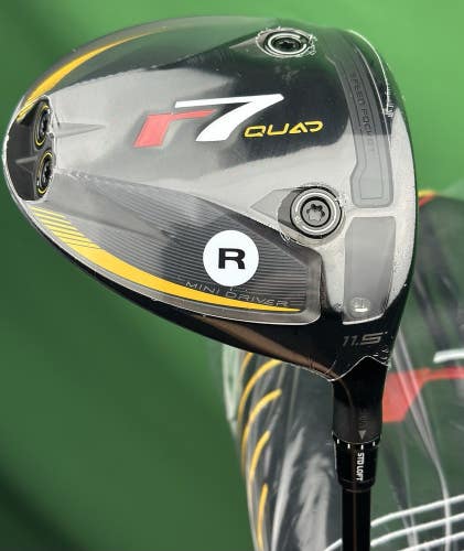 TaylorMade r7 Quad Mini Driver 11.5* Fujikura Speeder 5R Regular Flex RH NEW