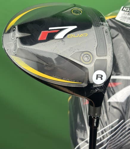 TaylorMade r7 Quad Mini Driver 13.5* Fujikura Speeder 5R Regular Flex RH NEW