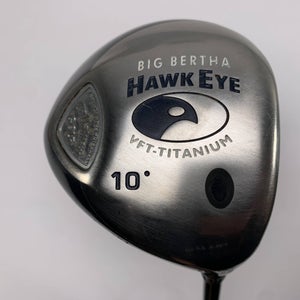 Callaway Hawkeye VFT Driver 10* Big Bertha System 60 Regular Graphite Mens RH