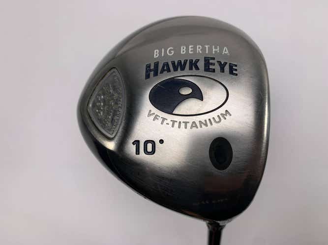Callaway Hawkeye VFT Driver 10* Big Bertha System 60 Regular Graphite Mens RH