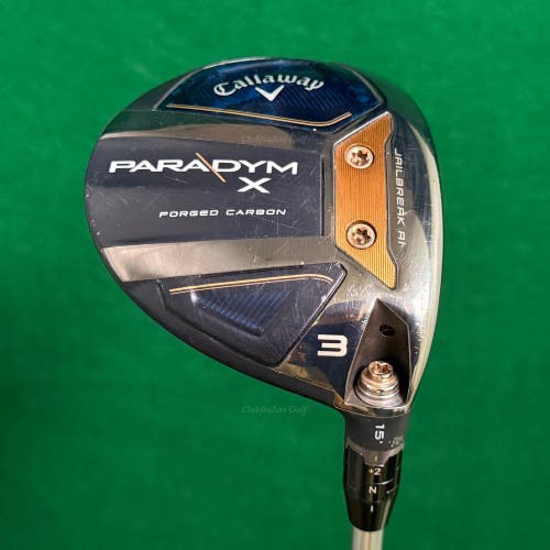 Callaway Paradym X 15 Fairway 3 Wood Aldila Ascent 40-A Graphite Seniors