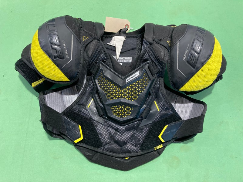 Used Junior Medium Bauer Supreme Matrix Shoulder Pads