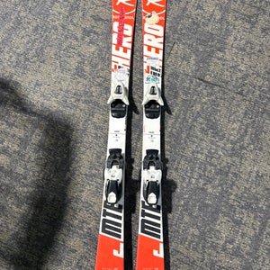 Rossignol Hero Jr Multi Event 120 cm Racing Skis With Salomon C5 Bindings (Used)