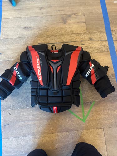 Large/Extra Large 2025 CCM Phenom Goalie Chest Protector (New)