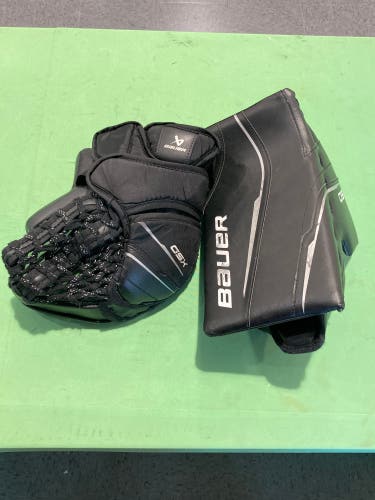 Youth Bauer GSX Goalie Gloves & Blockers Regular (Used)