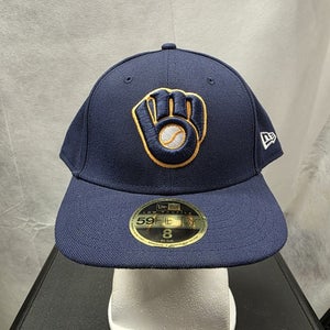 NWS Milwaukee Brewers New Era 59fifty Low Profile 8 MLB