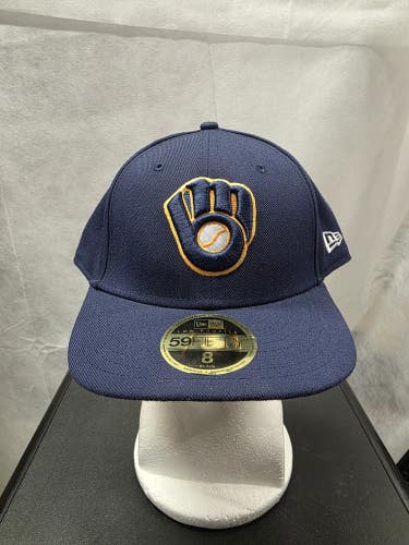 NWS Milwaukee Brewers New Era 59fifty Low Profile 8 MLB
