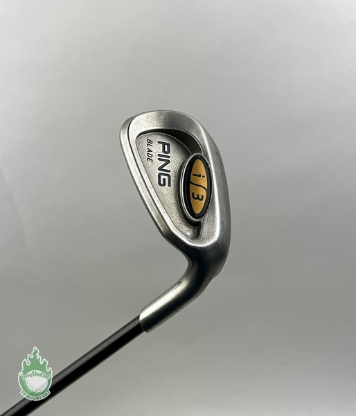 Used RH Ping Orange Dot i3 Blade Lob Wedge Regular Flex Graphite Golf Club