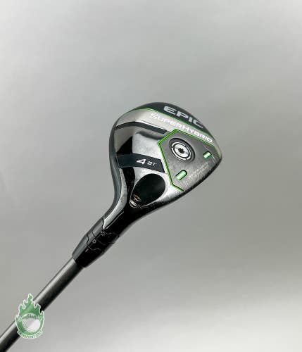 Used Callaway Epic SuperHybrid 4 21* Steelfiber Regular Flex Graphite Golf Club