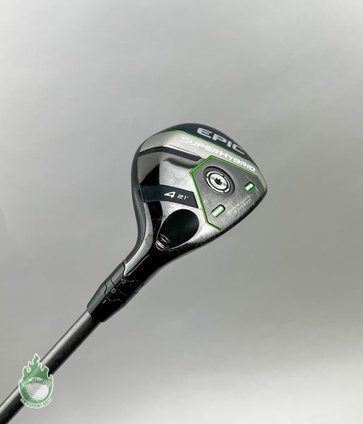 Used Callaway Epic SuperHybrid 4 21* Steelfiber Regular Flex Graphite Golf Club