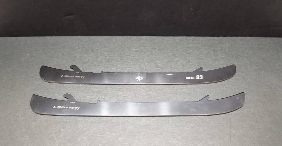 Bauer TUUK LS EDGE PULSE TI BLACK Skate Steel Runners Matt Nieto Sharks 280 NEW