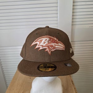 NWS Baltimore Ravens Antique Plad New Era 59fifty 7 3/4 NFL