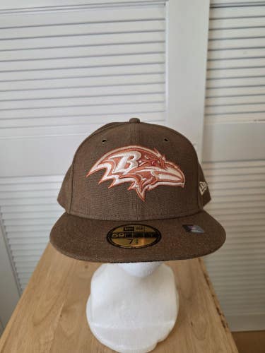 NWS Baltimore Ravens Antique Plad New Era 59fifty 7 3/4 NFL
