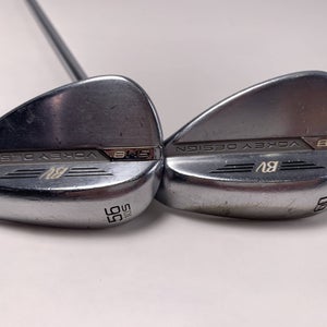 Titleist Vokey SM8 Tour Chrome Wedge Set 56* 10 |60* 10 Project X Mens RH +1"