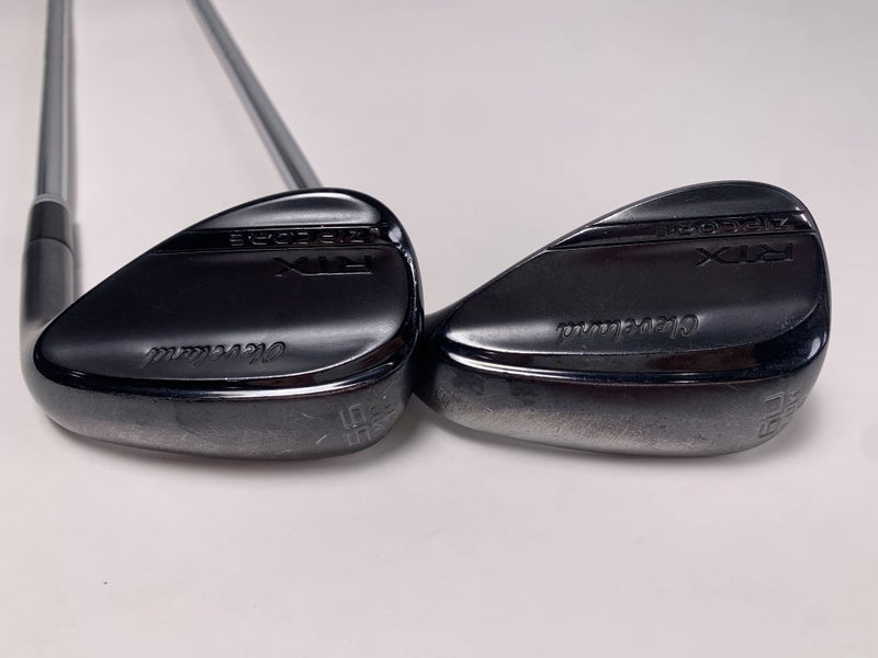 Cleveland RTX ZipCore Black Satin Wedge Set 56* 10 60* 6 DG Mens RH