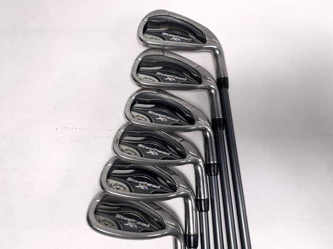 Callaway Steelhead XR Iron Set 6-PW+GW Matrix Ozik Program F15 55g Senior RH
