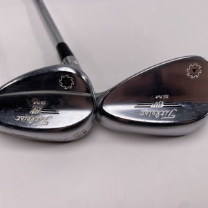 Titleist Vokey SM7 Tour Chrome Wedge Set 54* 10 | 58* 10 Project X LZ Mens RH