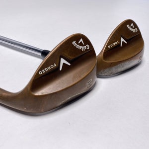 Callaway Forged Copper 2012 Wedge Set 56* 60* Wedge Steel Mens RH