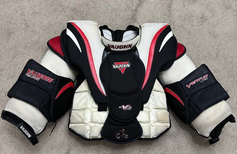 Large Vaughn Ventus LT90 Goalie Chest Protector (Used)