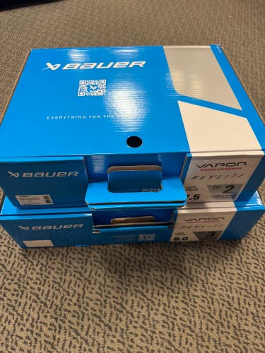 2025 Bauer Hockey Skates 8 (New). 2 skate package