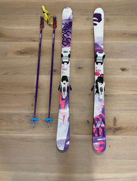 Used Unisex 2014 Salomon 151 cm All Mountain Skis