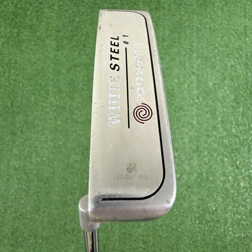 Odyssey White Steel #1 Putter Left Handed 34 NEEDS GRIP