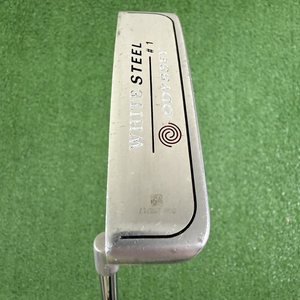 Odyssey White Steel #1 Putter Left Handed 34 NEEDS GRIP