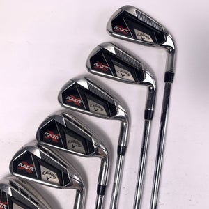Callaway Razr X Iron Set 3-PW+GW+SW Uniflex Steel Mens RH