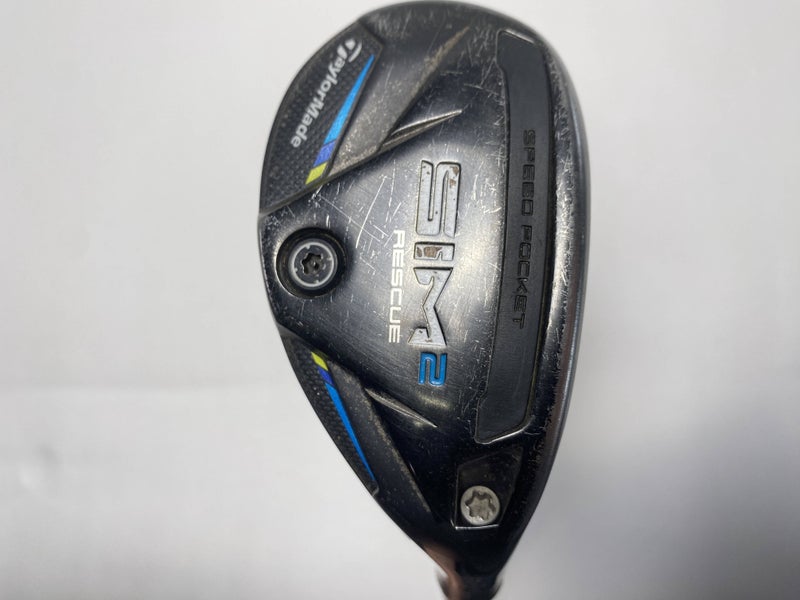 TaylorMade SIM2 Rescue 3 Hybrid 19.5* Tensei Blue Raw AV Series 80g Stiff RH