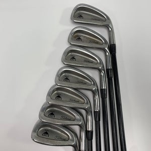 Titleist DCI Black Iron Set 3-9 Tri-Spec Stiff Graphite Mens RH