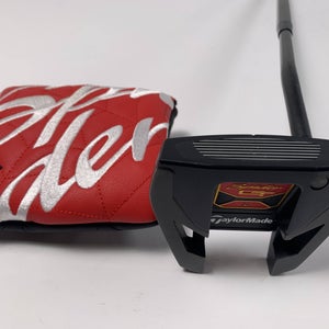 TaylorMade Spider GT Single Bend Black Putter 37" BGT Stability Mens RH
