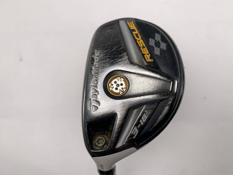 TaylorMade Rescue 11 3 Hybrid 18* Aldila RIP 65g Stiff Graphite Mens LH
