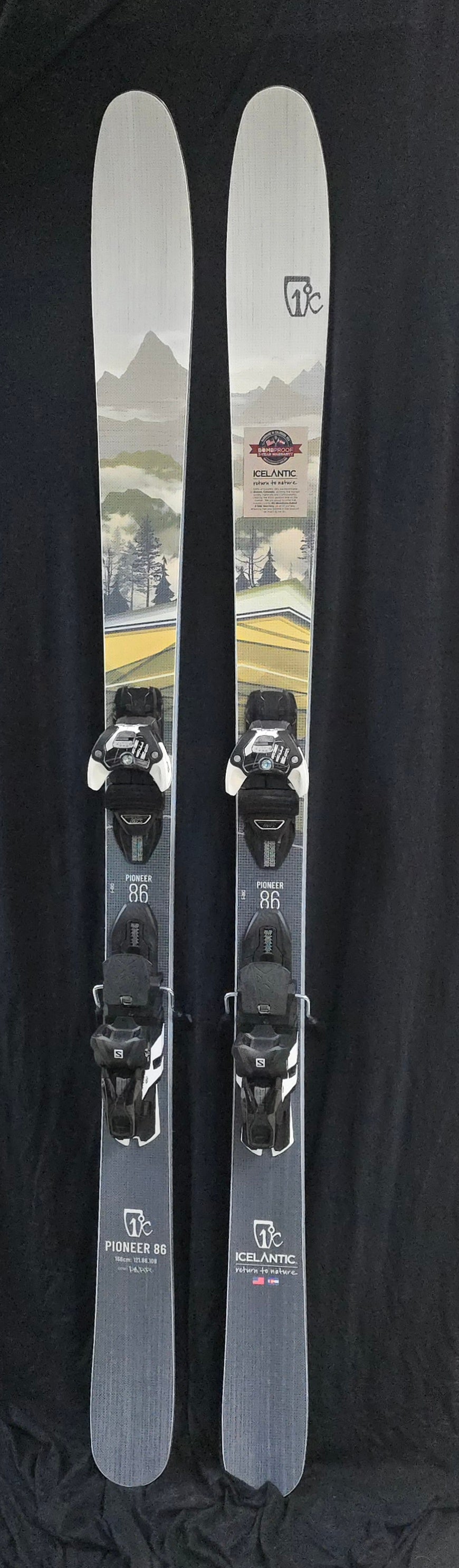 Icelantic Oracle 88 169cm with Adjustable Marker Squire Gripwalk