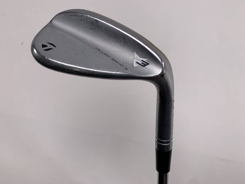 TaylorMade Milled Grind 3 Raw Chrome Lob Wedge LW 60* 10 DG S200 Mens RH